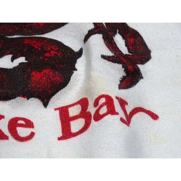 Vtg Chesapeake Bay Crab Sweatshirt Annapolis Maryland Small Pullover Aesthetic - Picture 2 of 9